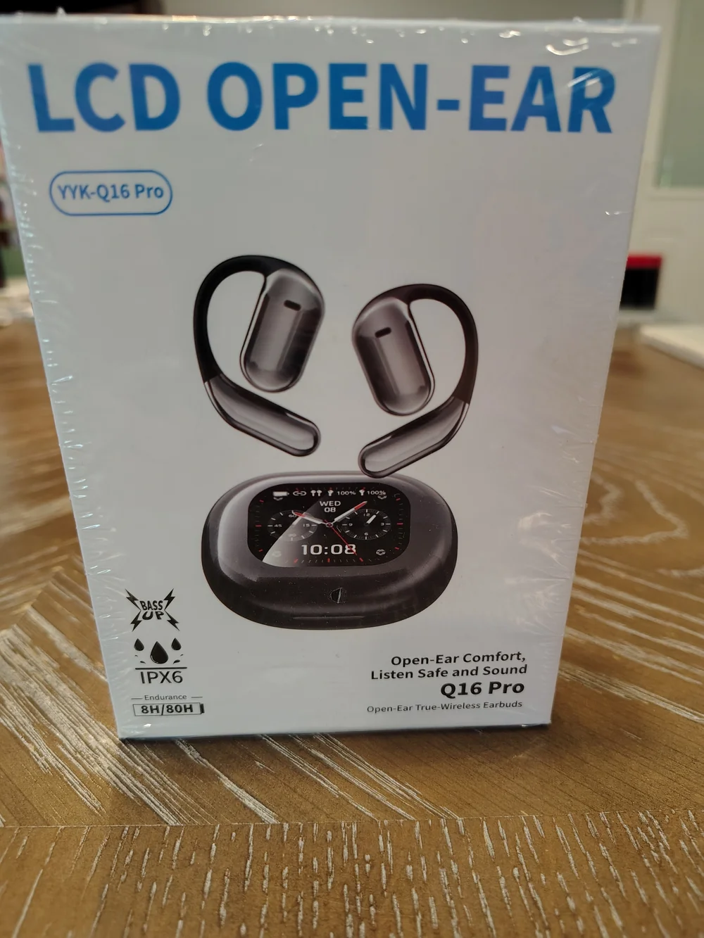 O16 Pro Open-Ear True Wireless Earbuds - Black